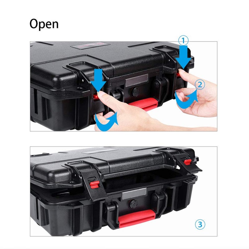 Smatree 17.6L Waterproof Carrying Case Compatible for DJI Mavic 2 Pro/DJI Mavic 2 Zoom Fly More Combo with Remote Controller(NOT for Smart Controller) - Image 4